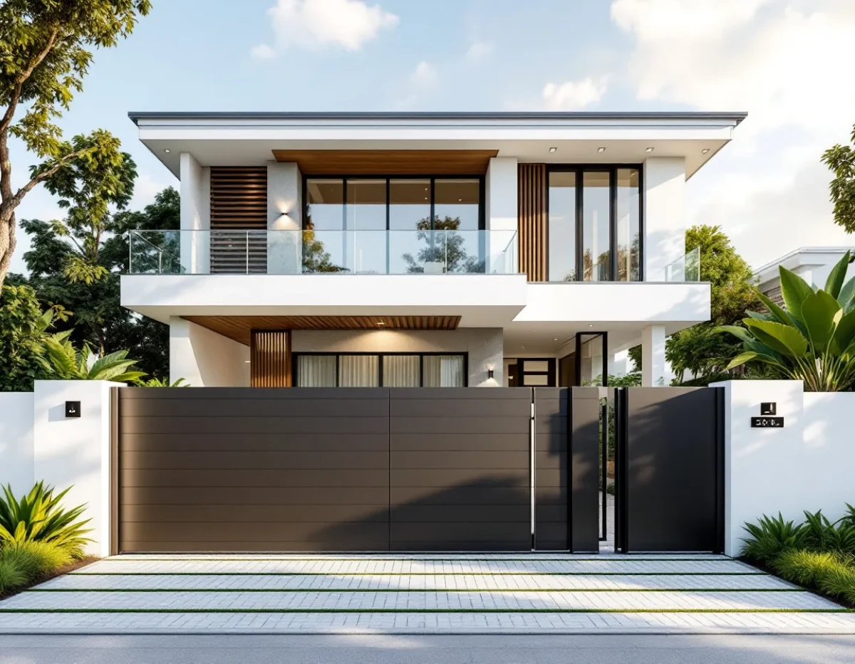 Les critères de choix pour un portail design en aluminium