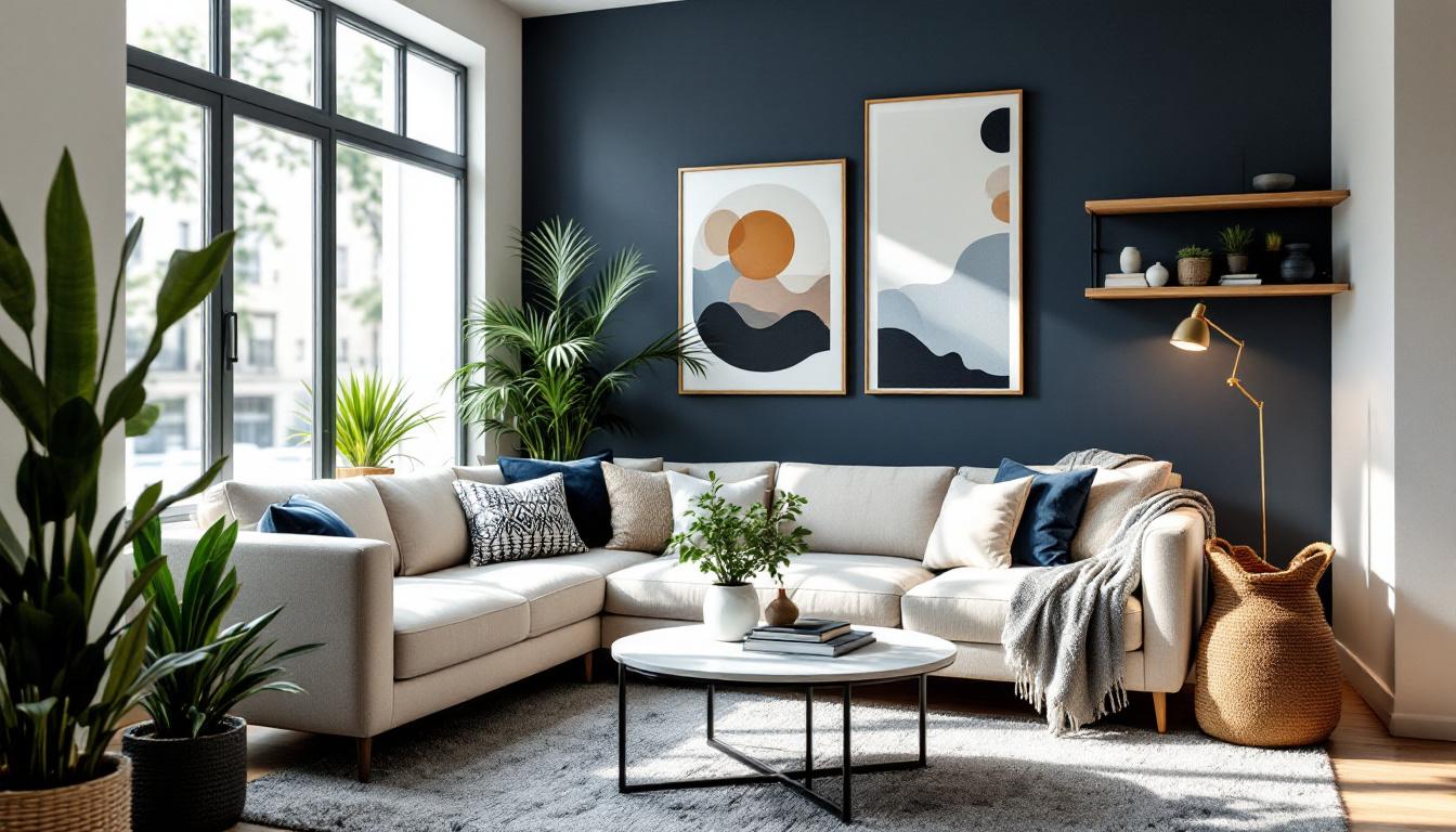 Quel mur peindre en couleur dans un salon ou une chambre